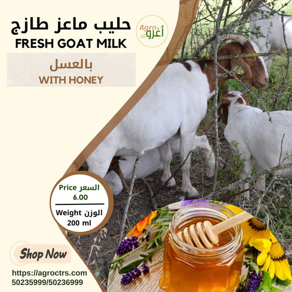 Honey Goat Milk 200ml – حليب ماعز بالعسل 200مل