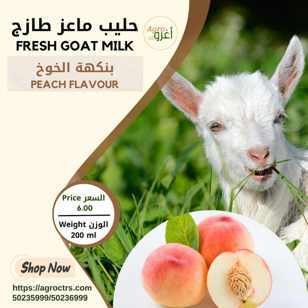 Peach Goat Milk 200ml – حليب ماعز بالخوخ 200مل